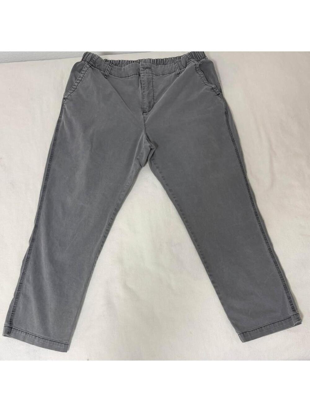 Old Navy High-Waisted OG Easy Chino Pants - Gray - Large Petite (LP)